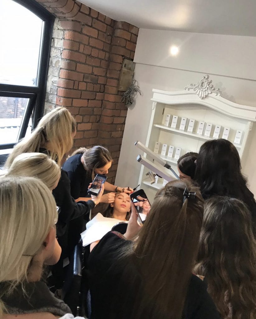 The Brow Club Kate Training in Action-min